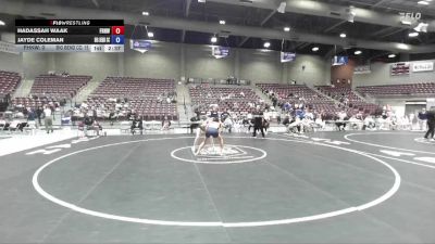 131 lbs Round 1 (6 Team) - Jayde Coleman, Big Bend Community College vs Hadassah Waak, Fort Hays Tech Northwest