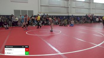 130.2-139 lbs Semifinal - Madilynn Riddle, OH vs Ciara Riner, WV