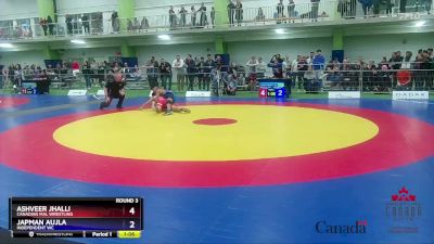 57kg Round 3 - Ashveer Jhalli, Canadian Mal Wrestling vs Japman Aujla, Independent WC