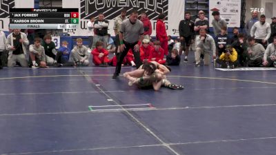 139 lbs Final - Jax Forrest, Bishop McCort vs Karson Brown, St. Edward-OH
