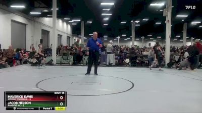 48 lbs Round 9 (10 Team) - Jacob Nelson, Rangers WC vs Maverick Davis, Smyrna Wrestling