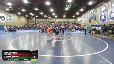 170 lbs Quarterfinal - Kembly Mendez, San Luis Obispo vs Skylar Pisor, Atascadero