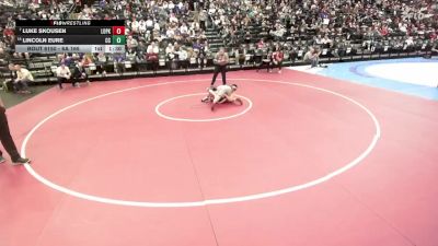 6A 165 lbs Quarterfinal - Luke Skousen, Lone Peak vs Lincoln Eure, Corner Canyon