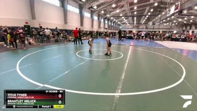 80 lbs Round 3 - Brantley Arluck, Dragon Youth Wrestling vs Titus Tyner, Cardinal Wrestling Club