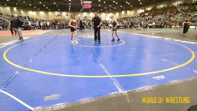 83 lbs Consolation - Jack Mulvahill, Mat Sense vs Trevor Cowan, JWC