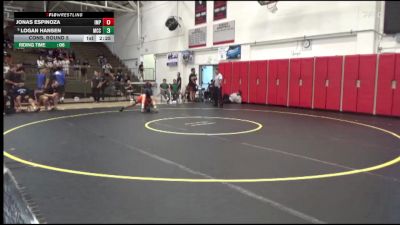 125 lbs Cons. Round 5 - Logan Hansen, Moorpark CCC vs Jonas Espinoza, Imperial Valley College