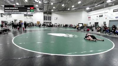 133 lbs 3rd Place Match - Preston LeFevre, Grand Valley State vs Drew Stanfield, Central Missouri