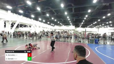 62 lbs Round Of 16 - Nico Gonzalez, Atc vs Zoey Dorado, Pounders WC