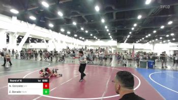 62 lbs Round Of 16 - Nico Gonzalez, Atc vs Zoey Dorado, Pounders WC