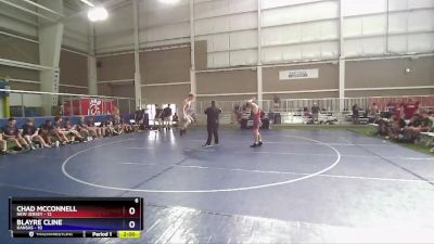 175 lbs Quarters & 1st Wb (16 Team) - Chad McConnell, New Jersey vs Blayre Cline, Kansas