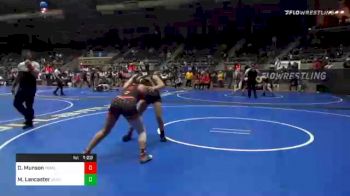 142 lbs Semifinal - Desza Munson, Pomona Elite vs Mikayla Lancaster, Jaguars WC