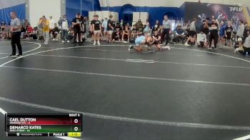 120 lbs Round 2 (8 Team) - Demarco Kates, Ohio Storm vs Cael Dutton, Warrior RTC