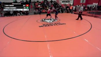 215 lbs Cons. Round 2 - Tom O`Brien, Chicago (MARIST) vs Jaiden Thorney, Hoffman Estates (CONANT)