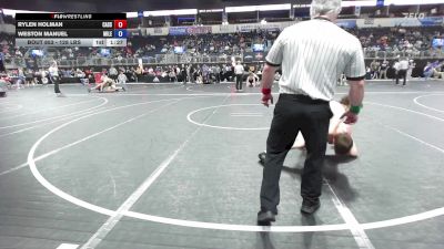128 lbs Consi Of 16 #2 - Rylen Holman, Cassville vs Weston Manuel, Mile High Wrestling Club