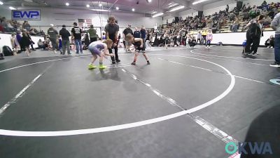 60 lbs Rr Rnd 2 - Harper Atkinson, Wyandotte Youth Wrestling vs Piper Brackett, Raw Wrestling Club