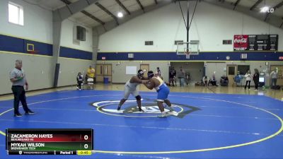 287 lbs Cons. Round 2 - Mykah Wilson, Brewbaker Tech vs Zacameron Hayes, Beauregard HS