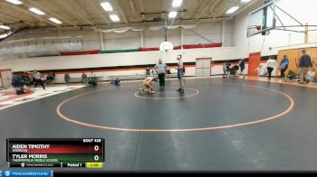 145 lbs Round 4 - Aiden Timothy, Sheridan vs Tyler Morris, Thermopolis Middle School