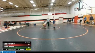 145 lbs Round 4 - Aiden Timothy, Sheridan vs Tyler Morris, Thermopolis Middle School