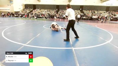 126-I2 lbs Semifinal - Ryan Muller, Vougar's Honors Wrestling vs Jaxson Raynor, Triumph Trained