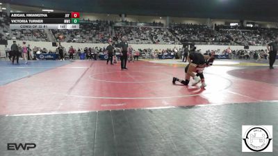 101 lbs Consi Of 32 #1 - Abigail Hniangtha, Jay Junior High vs Victoria Turner, Midwest City MS