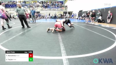 76 lbs Semifinal - Frankie Robertson, Hennessey Takedown Club vs Nolan Hendrix, Husky Wrestling Club