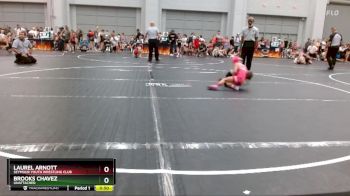 45 lbs Cons. Round 3 - Brooks Chavez, Unattached vs Laurel Arnott, Seymour Youth Wrestling Club