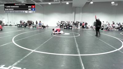 Cons. Round 2 - Luke Hancock, KCTC vs Sam Rock, Mustang Wrestling Club