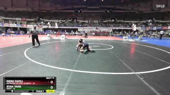 138 lbs Quarters & Wb (16 Team) - Piero Papili, Delaware Military Academy vs Ryan Yang, Ridge