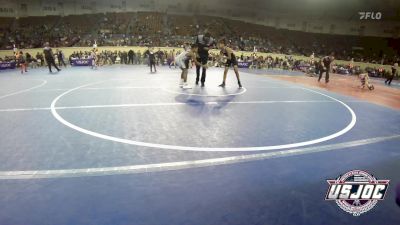 90 lbs 3rd Place - David Salazar, OKC Saints Wrestling vs Elijah Cole, D3 Wrestling Cluib