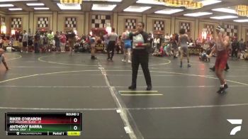 120 lbs Round 2 (6 Team) - Riker O`Hearon, Mat Assassins Black vs Anthony Barra, Revival Gray