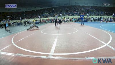 70 lbs Round Of 16 - Kadan Mclaurin, Tulsa North Mabee Stampede vs Caden Jerry, Mindset Wrestling