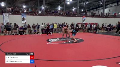 86 kg Consi Of 8 #1 - Brock Fettig, Jackrabbit Wrestling Club vs Brayden Thompson, Cowboy RTC