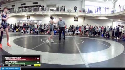 108 lbs Cons. Round 5 - Alexa Whitlow, Contenders Wrestling Academy vs Drew Dobbs, Columbus East Wrestling Club