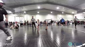 49-52 lbs Rr Rnd 4 - Laylen Parish, Wagoner Takedown Club vs Kynley Johnson, Independent