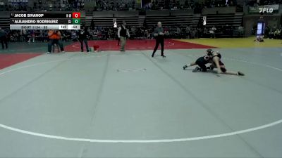 85 lbs Champ. Round 1 - Jacob Sivahop, K-W vs Alejandro Rodriguez, St. James/Madelia