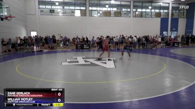 68 lbs Round 5 - Zane Gerlach, Avalanche Wrestling Association vs William Motley, South Side Wrestling Club