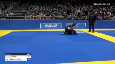 SHANE FELDMAN vs MARK FRANCESCUTTI 2021 World IBJJF Jiu-Jitsu No-Gi Championship