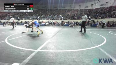 92 lbs Round Of 16 - Rowdy Ash, Keystone Kids Wrestling Club vs Asher Hobbs, Salina Wrestling Club