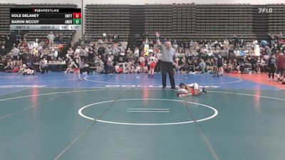 49 lbs Rr Rnd 3 - Kole Delaney, Smitty's Barn Black - ESC vs Baron McCoy, American MMAW - ESC