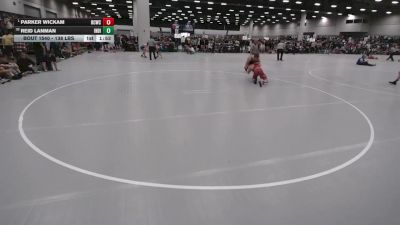 138 lbs Champ. Rd Of 32 - Parker Wickam, Bear Cave Wrestling Club vs Reid Lanman, Indiana