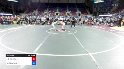 120 lbs Rnd Of 64 - Davis Motyka, PA vs Mark Bonfante, FL