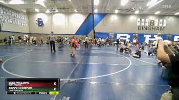 91 lbs 1st Place Match - Brock Mumford, Lone Peak Elite vs Luke Williams, Team Prestige