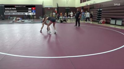 117.4-123.1 lbs Champ. Round 3 - Natalie Frye, Immortal vs Aviea Holden, Big Game Wrestling Club