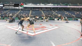 5A - 120 lbs 1st Place Match - Toriana Murphy, Western Alamance vs Veronika Wilson, Parkwood High School