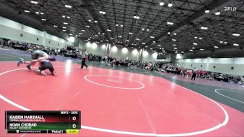 215C Quarterfinal - Noah Chobad, Valley Center HS vs Kaiden Marshall, Topeka-Washburn Rural HS