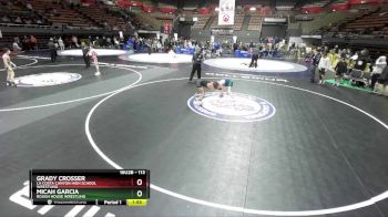 113 lbs Champ. Round 1 - Grady Crosser, La Costa Canyon High School Wrestling vs Micah Garcia, Rough House Wrestling