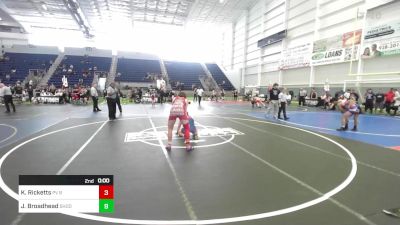 156 lbs Consolation - Kaden Ricketts, PV Bighorns vs Jake Broadhead, Shootbox WC