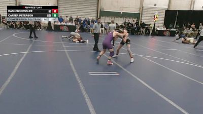 175 lbs Quarterfinals (8 Team) - Carter Peterson, Grand Island vs Dash Schiessler, Millard South