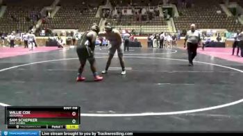 285 lbs Quarterfinal - Sam Schepker, Gulf Shores vs Willie Cox, Wetumpka