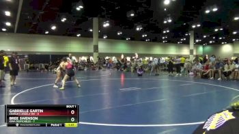 110 lbs Round 1 (6 Team) - Bree Swenson, Iowa Despicables vs Gabrielle Gartin, Charlie`s Angels-WV